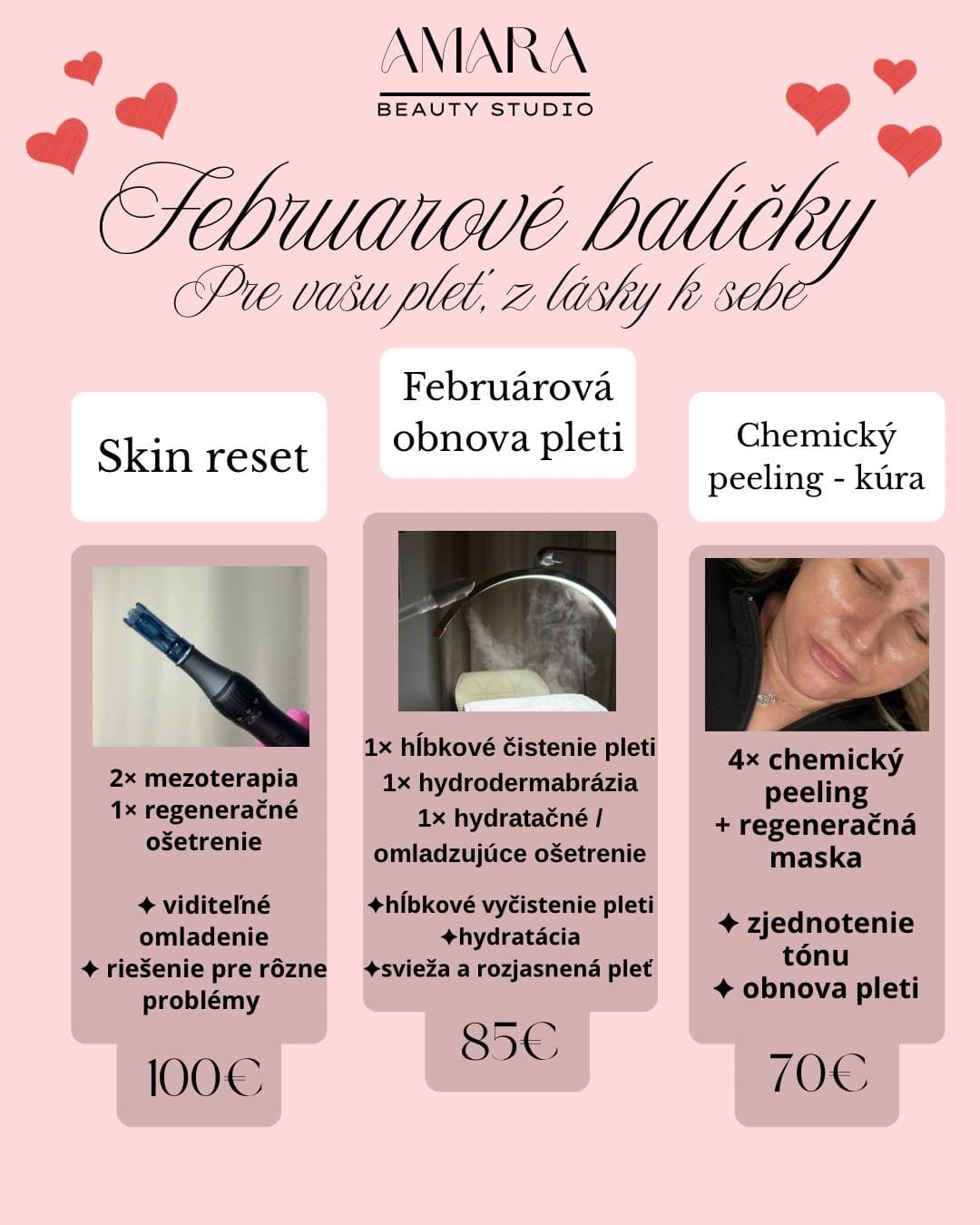 Amara Beauty Studio — ošetrenie